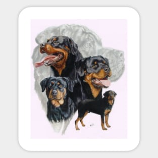 Rottweiler Medley Sticker